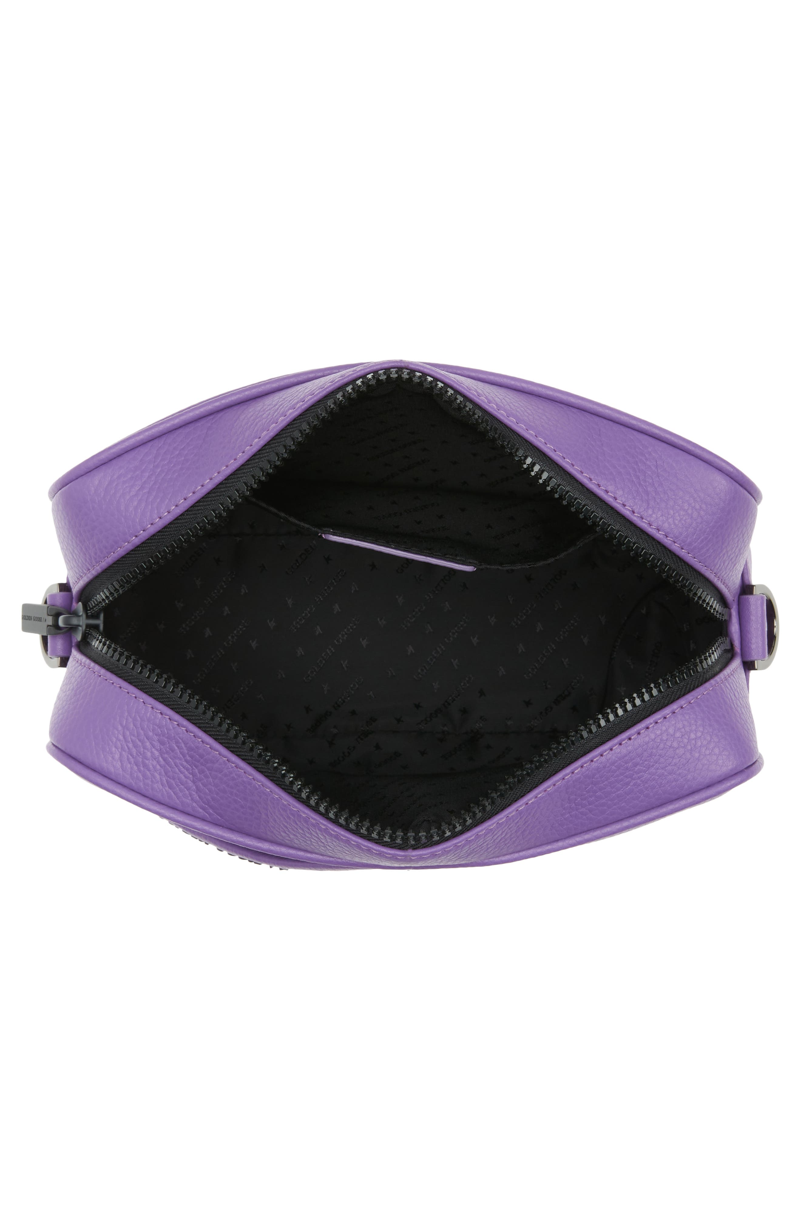 Golden Goose Star Leather Crossbody Camera Bag, Alternate, color, 