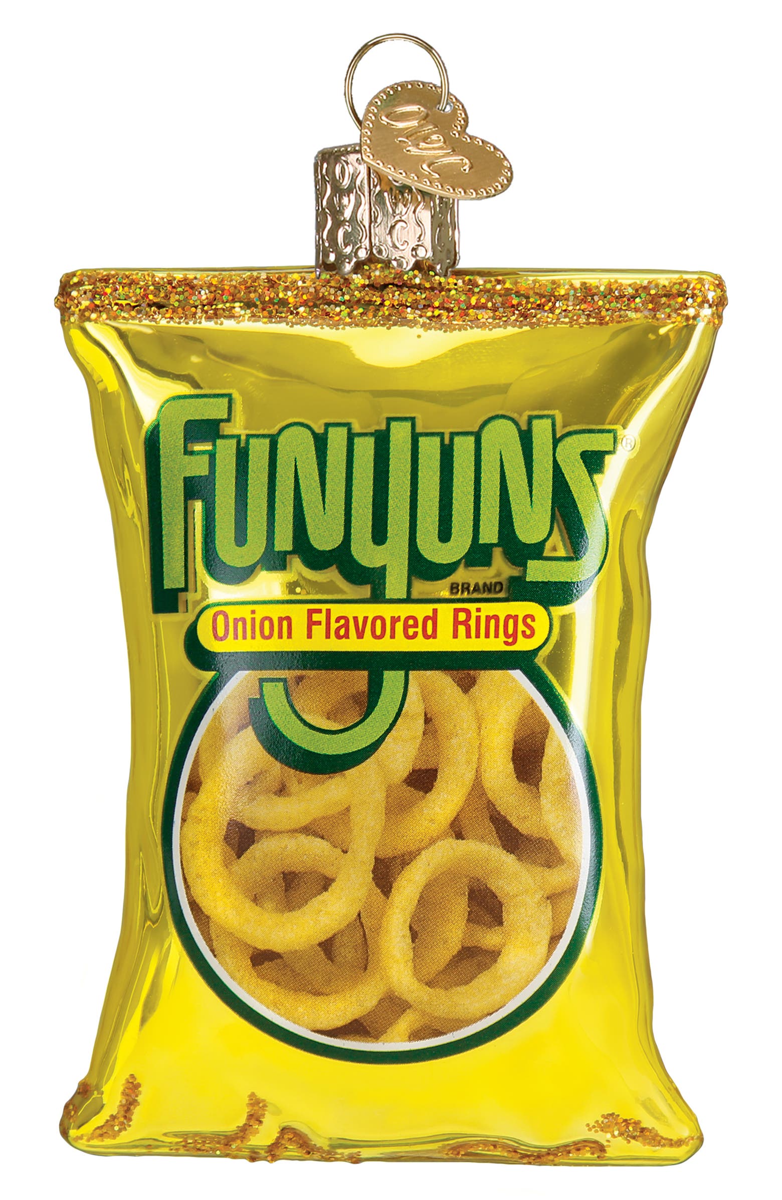 Old World Christmas Funyuns Glass Ornament | Nordstrom