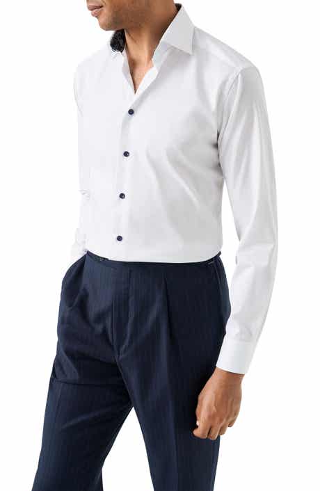 Eton Contemporary Fit Organic Cotton Dress Shirt