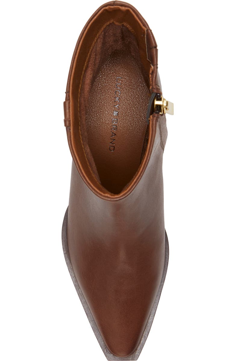 Lucky Brand Shakell Bootie, Alternate, color, Chocolate