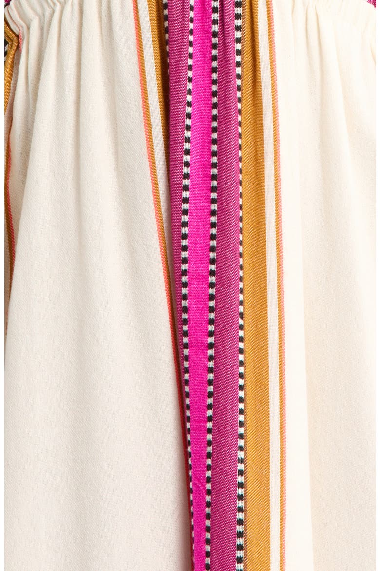 Print Sleeveless Ruffle Hem Cover-Up Maxi Dress, Alternate, color, NATURAL PINK