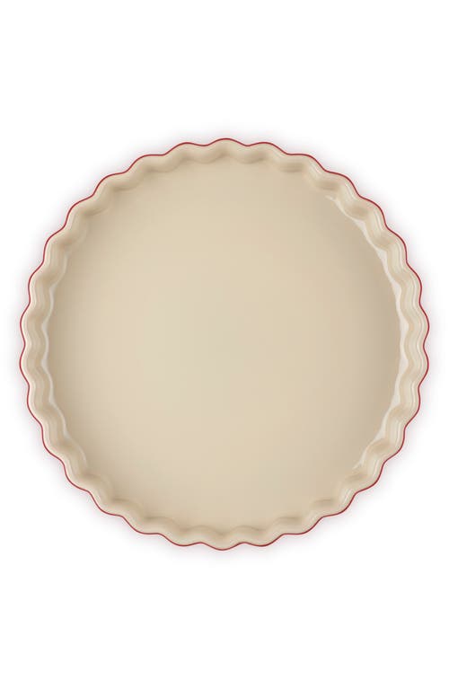 Le Creuset Stoneware Tart Dish In Cerise