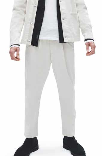 rag & bone Pleated Stretch Cotton Chino Pants