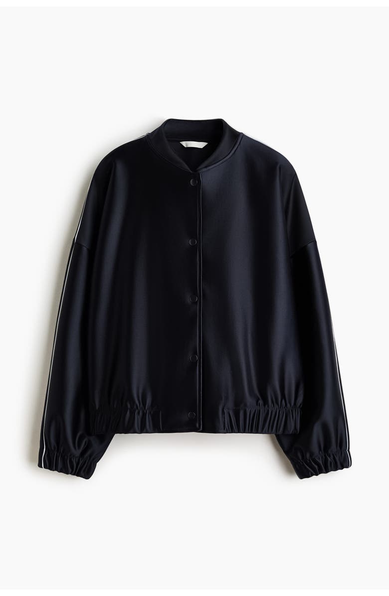 H&M Bomber Jacket, Main, color, Navy Blue