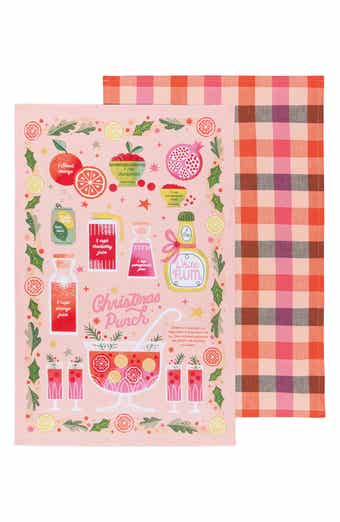 2-Pack Spirits Bright Xmas Punch Tea Towel Set