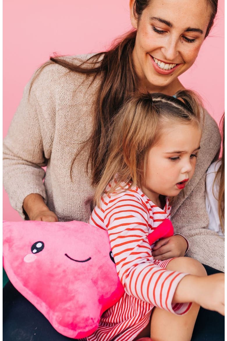 Uterus Plushie Organ, Alternate, color, Bright Pink