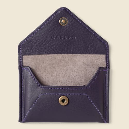Casupo Mini Envelope Wallet With Rfid Protection In Purple