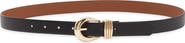 Nine West Organic Buckle Reversible Belt