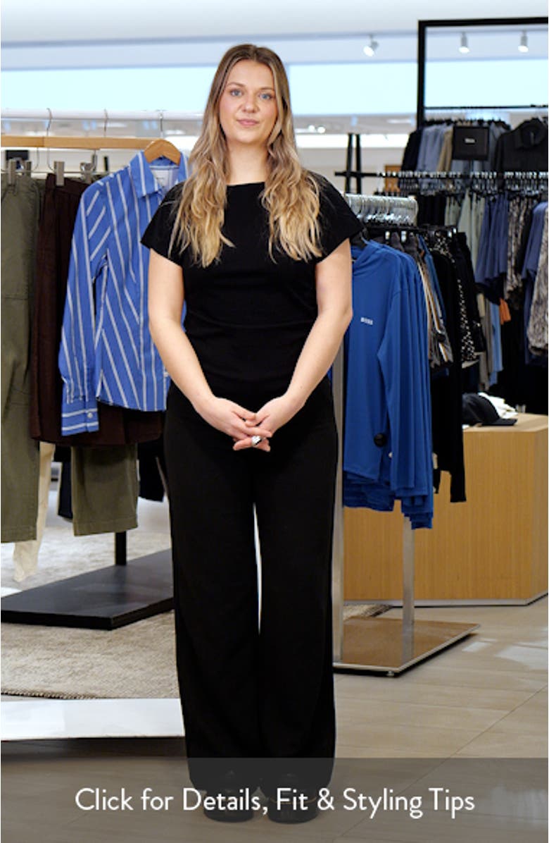 Asymmetric Cotton T-Shirt, sales video thumbnail