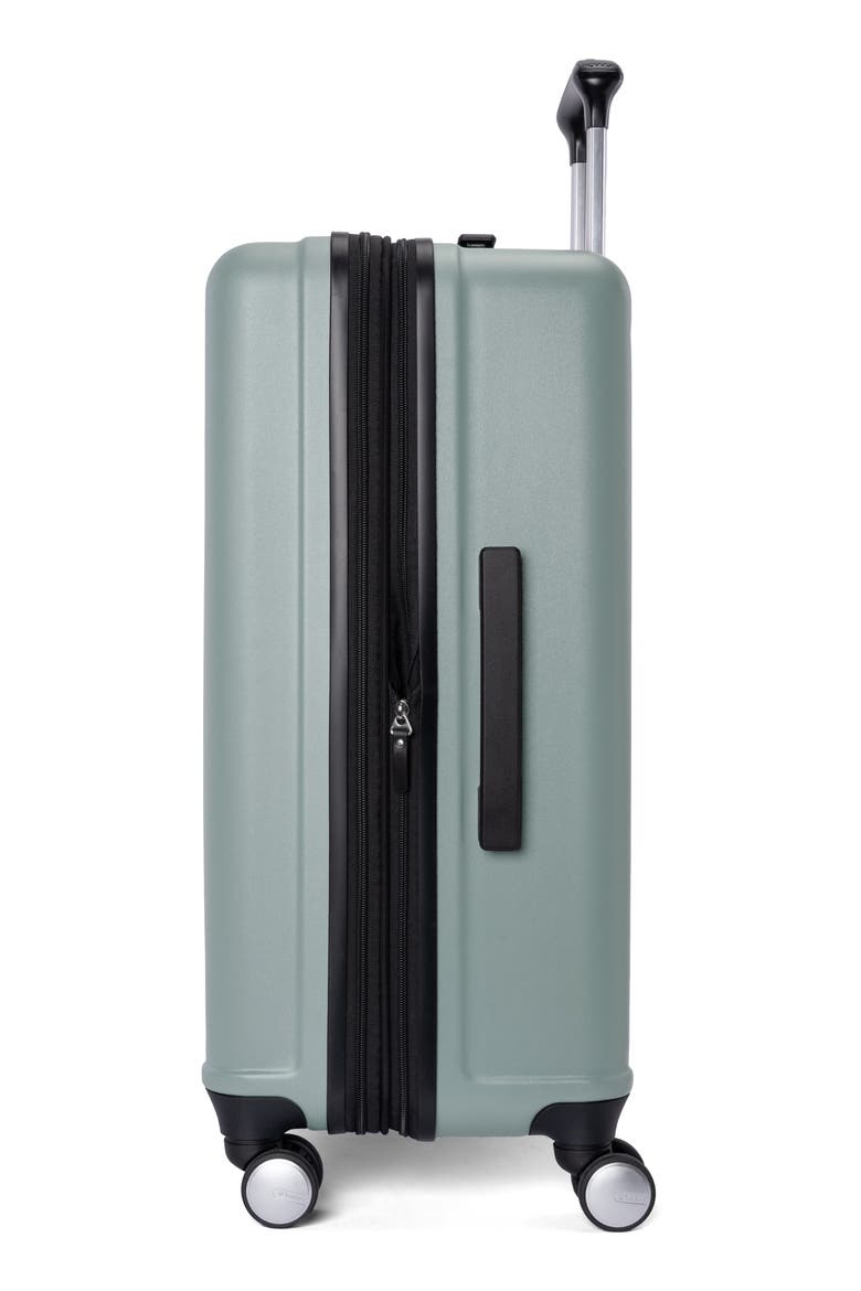FlightPro 24-Inch Expandable Hardside Spinner Suitcase, Alternate, color, BAY GREEN MATTE