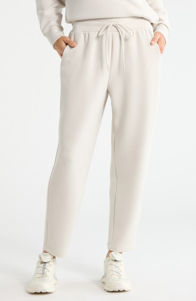 Zella Ultrasoft High Waist Ankle Pants, Main, color, Grey Moonbeam