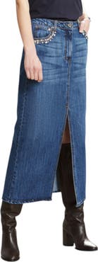 ottod'Ame Denim Midi Skirt