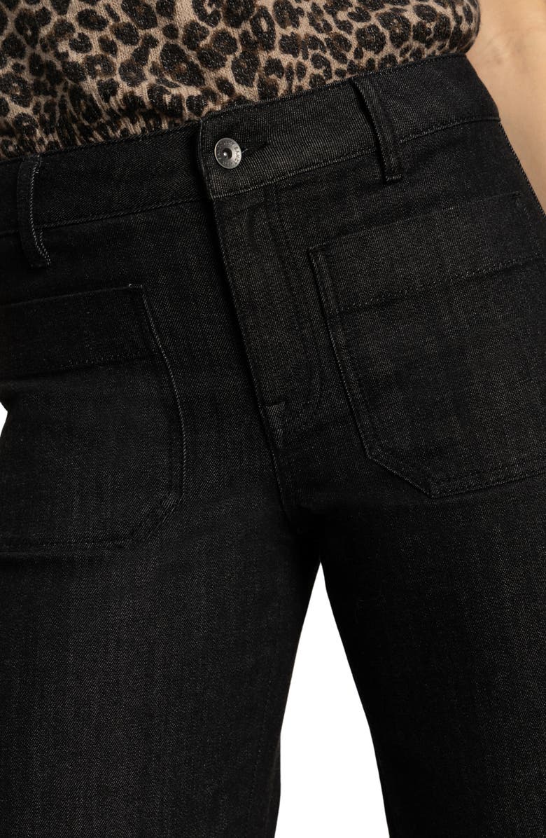 Sanctuary The Marine Patch Pocket Crop Wide Leg Jeans, Alternate, color, After Hours