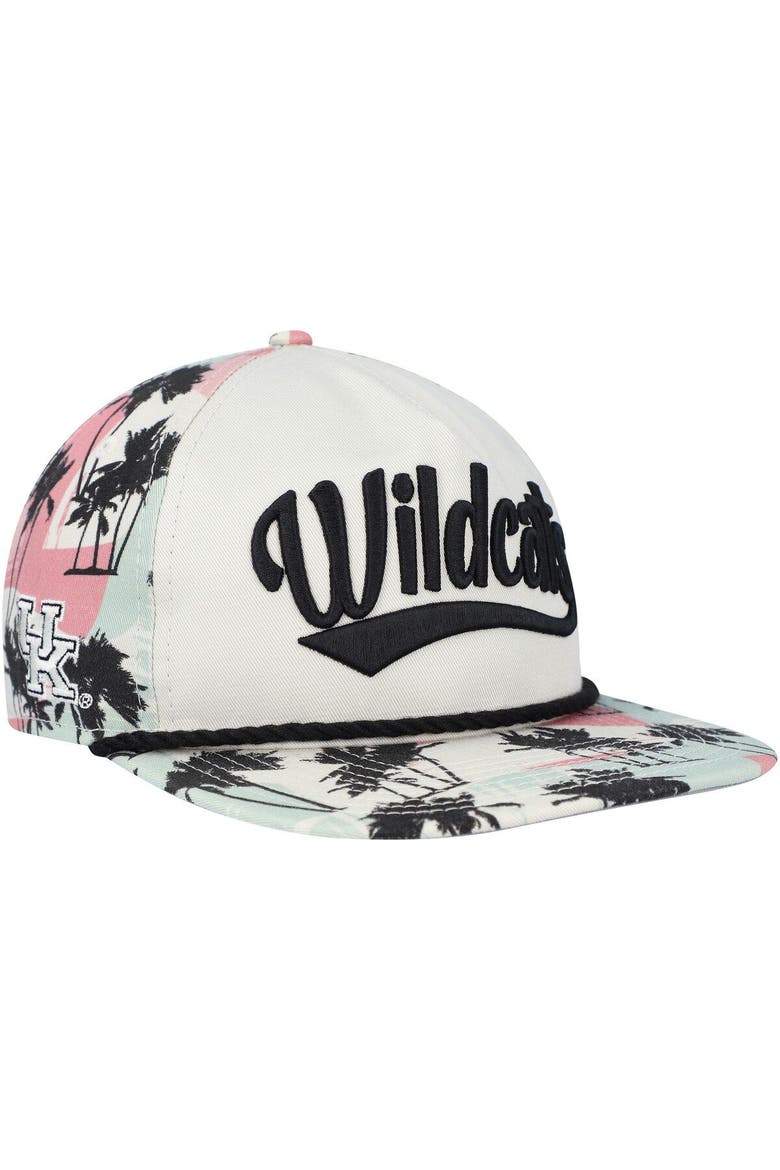 Men's New Era Cream Kentucky Wildcats High Tide Golfer Snapback Hat, Main, color, Cream