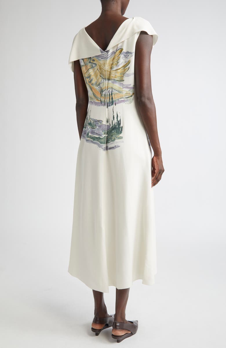 Altuzarra Jophee Print A-Line Dress, Alternate, color,