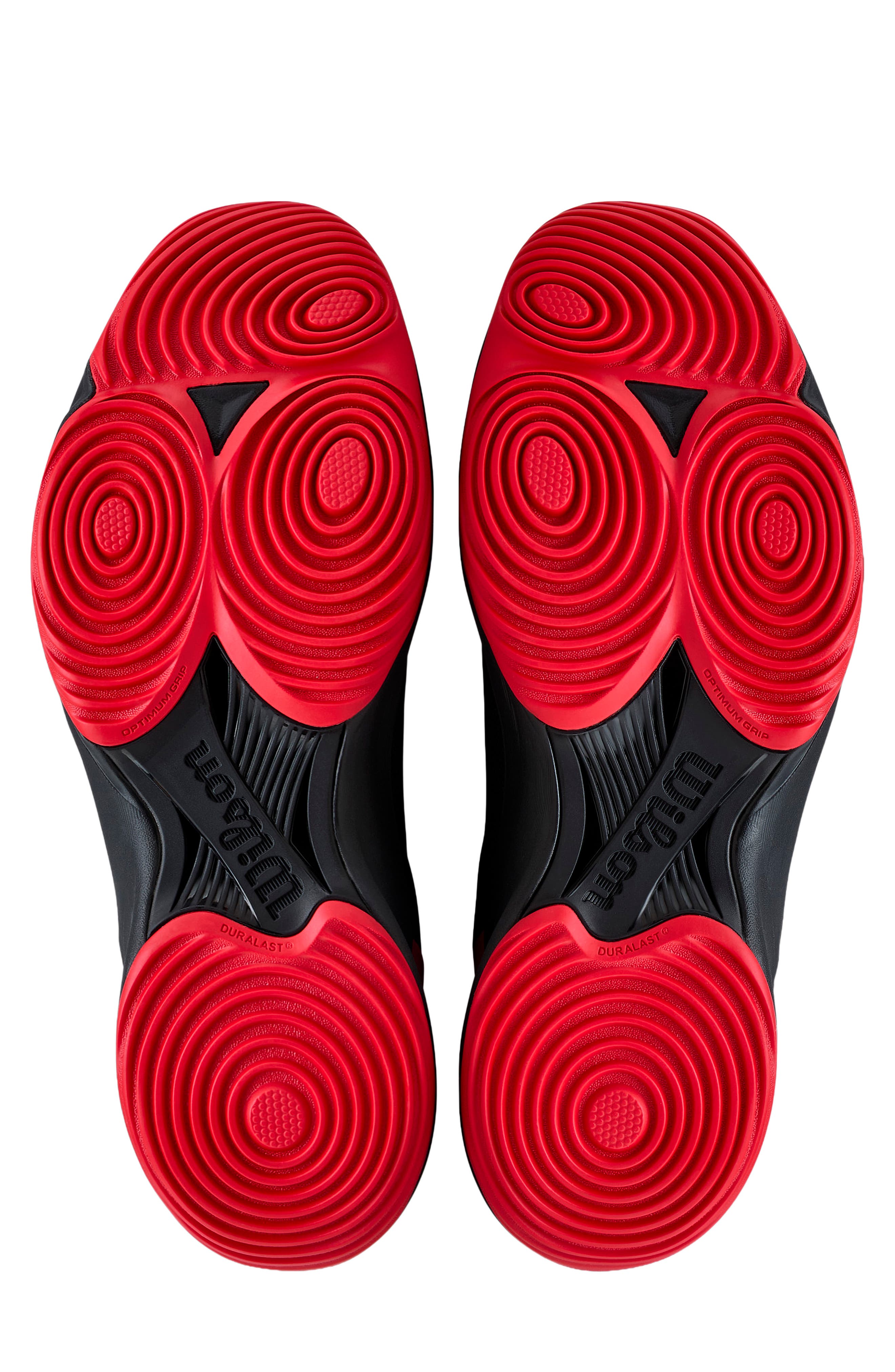 Hurakn Pro V2 Padel Shoe, Alternate, color, BLACK/INFRARED/CLEAR WHITE