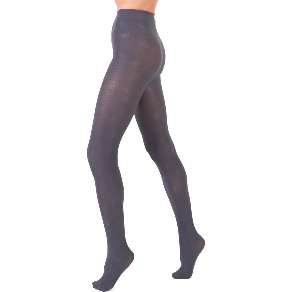 Stems Rosey Opaque Tights in Grey