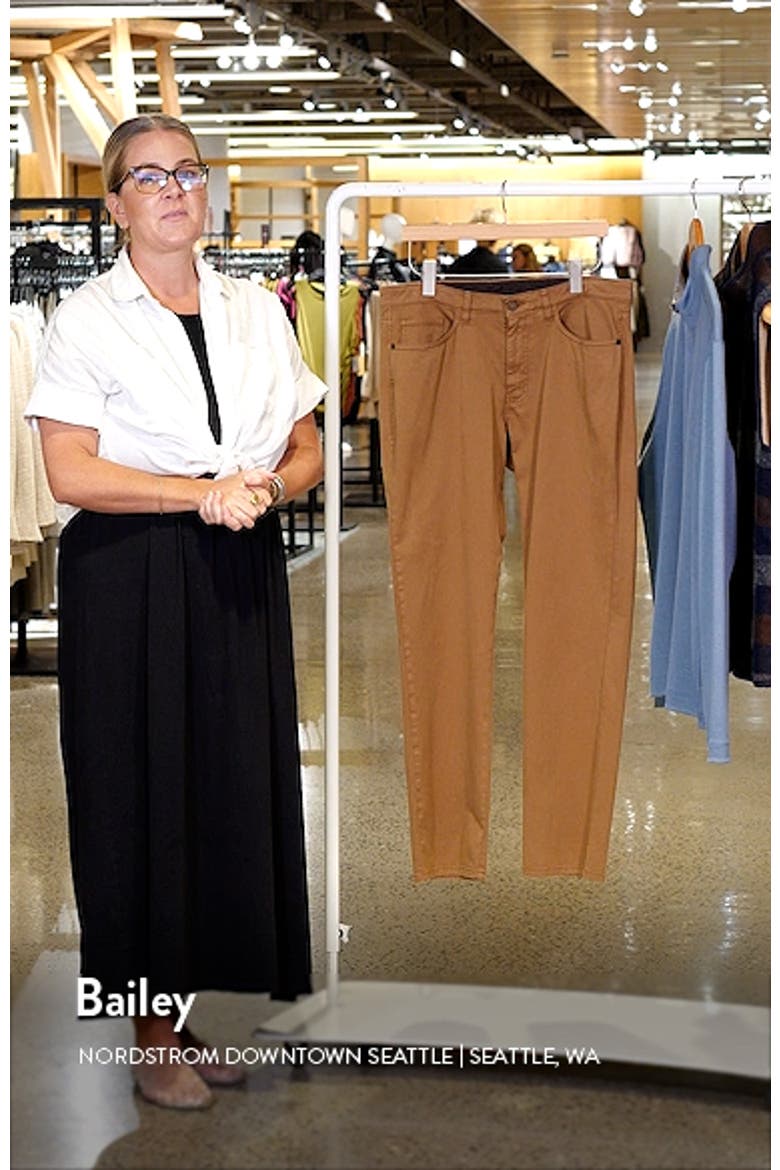 Straight Leg Stretch Pima Cotton Pants video
