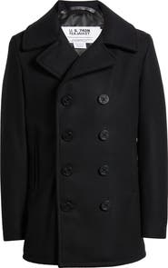 Schott NYC Wool Blend Peacoat
