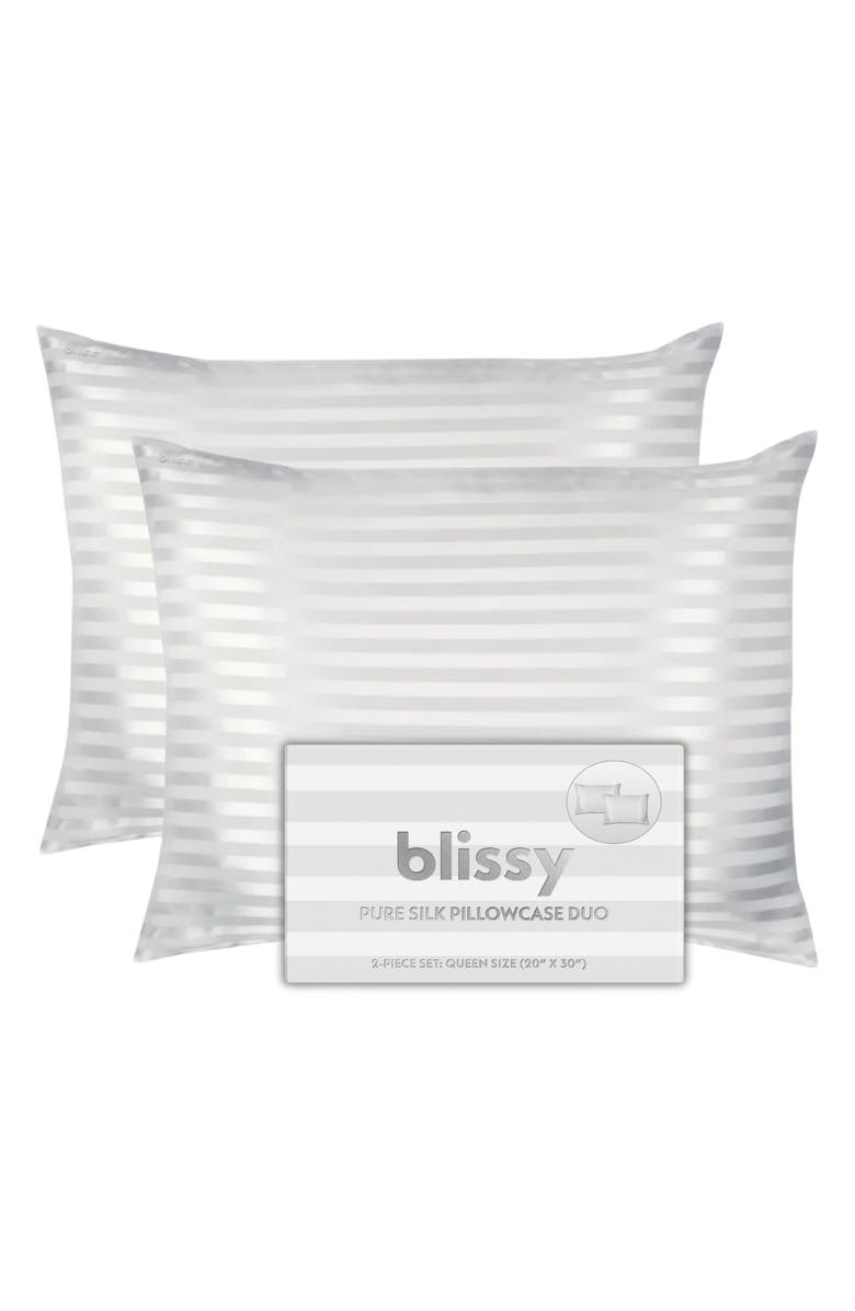 Set of 2 Mulberry Silk Pillowcases