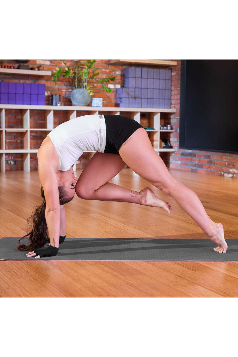 Grippy Yoga Gloves, Alternate, color, Black
