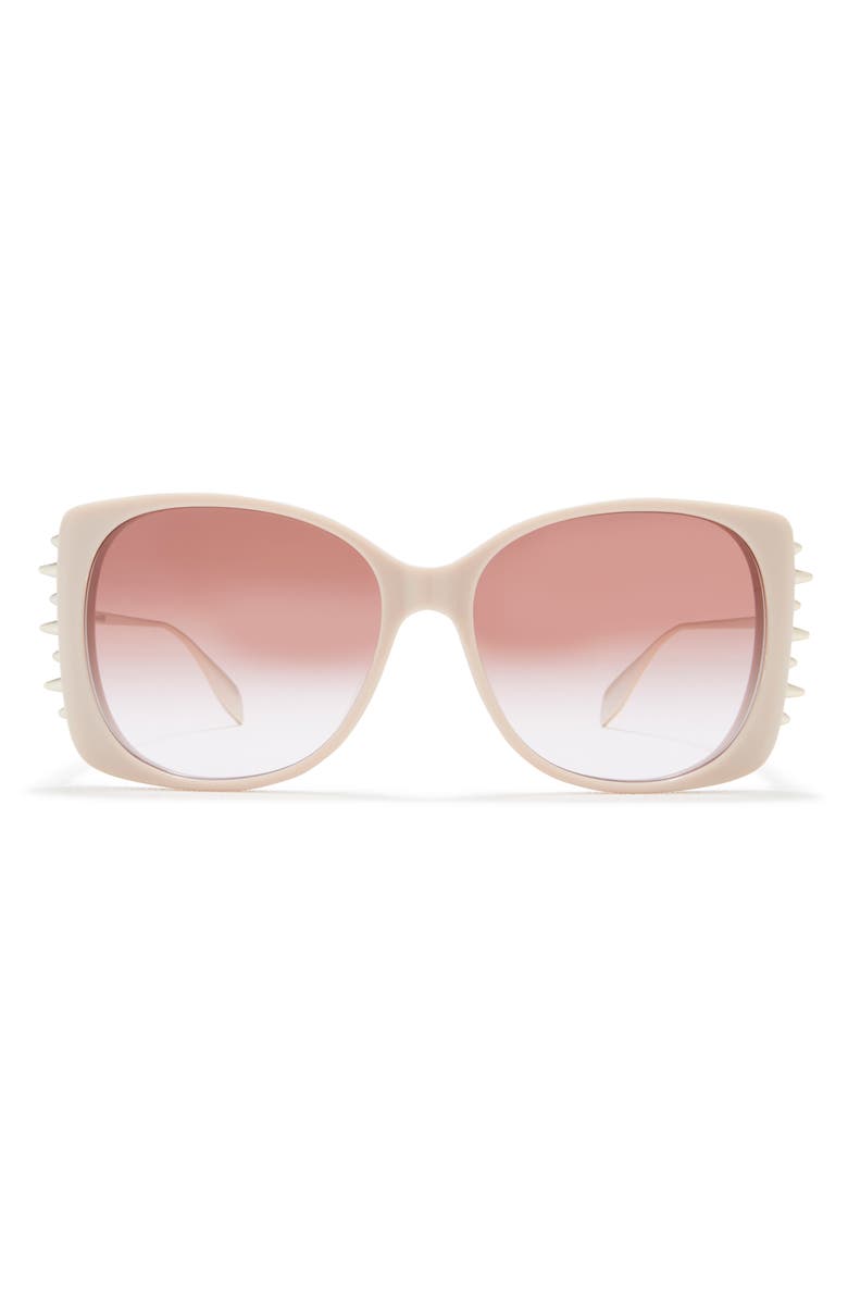 McQueen 59mm Oversize Square Sunglasses, Main, color, 