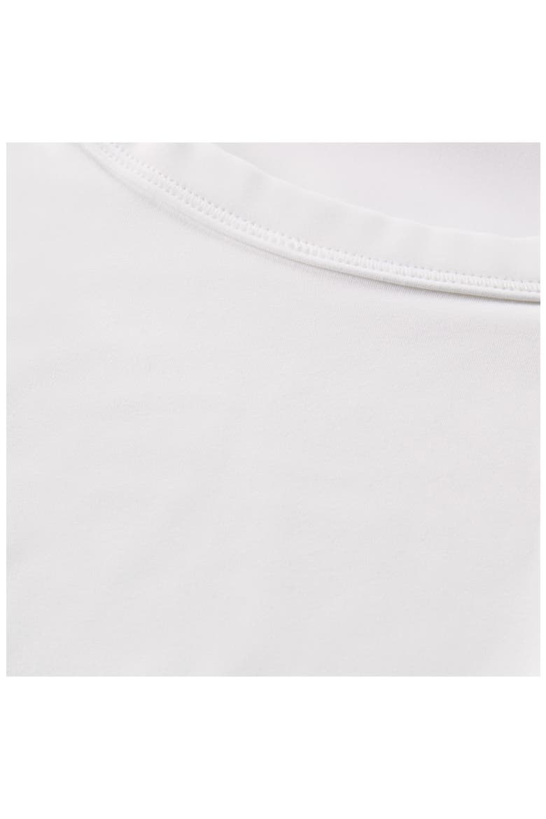One Fitted Dri-FIT Cropped Tank Top, Alternate, color, 100 100 WHITE/BLACK
