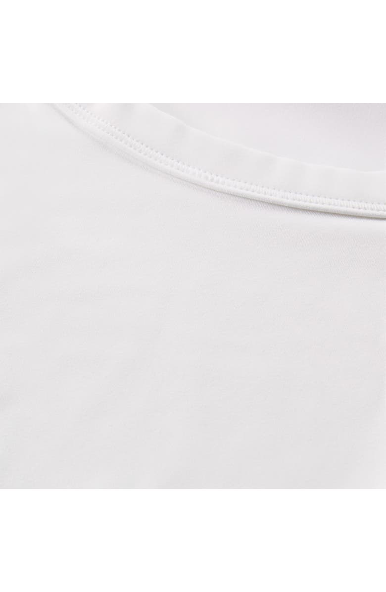 Nike One Fitted Dri-FIT Cropped Tank Top, Alternate, color, 100 100 White/Black