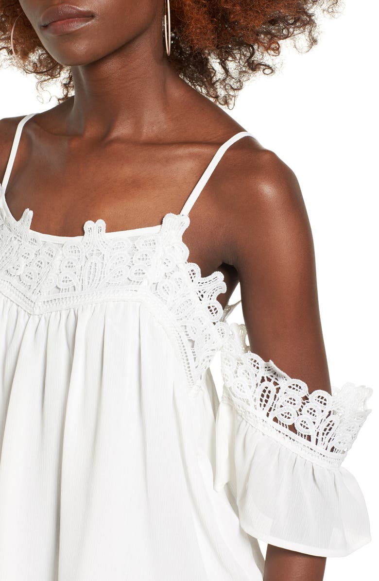 4SI3NNA Off the Shoulder Shoulder Top, Alternate, color,