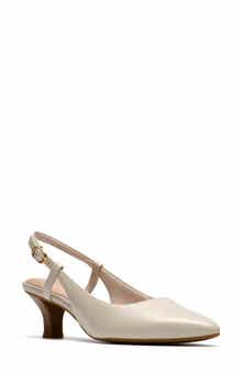 Clarks® Kepley Lane Slingback Pump - Wide Width Available