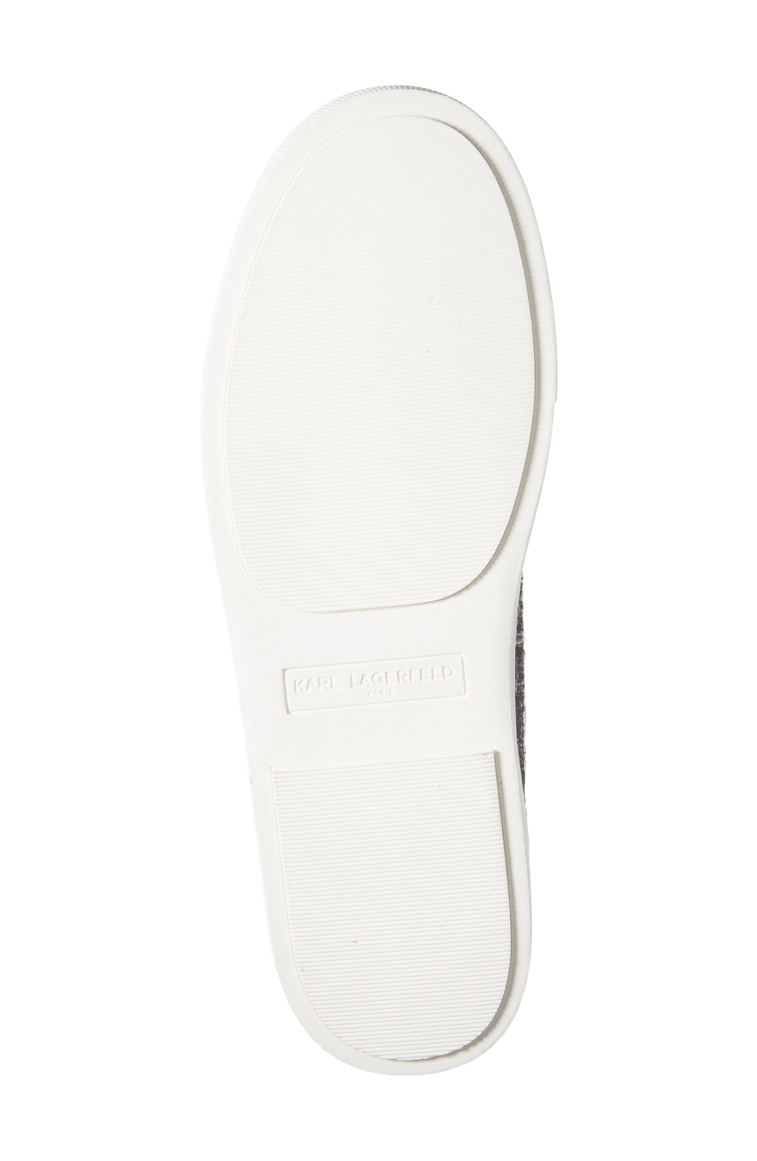 KARL LAGERFELD PARIS Cate Pins Lace-Up Sneaker, Alternate, color, Navy