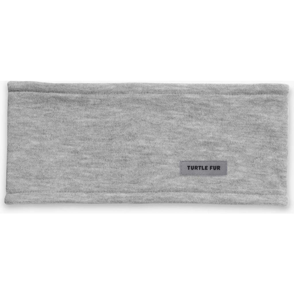 Turtle Fur Luxe Wide Headband In Gray