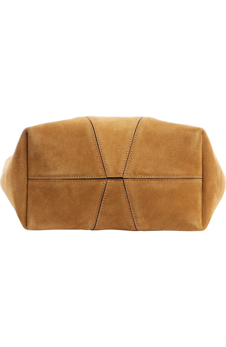 Chloé Spin Suede Tote, Alternate, color, Gold Khaki