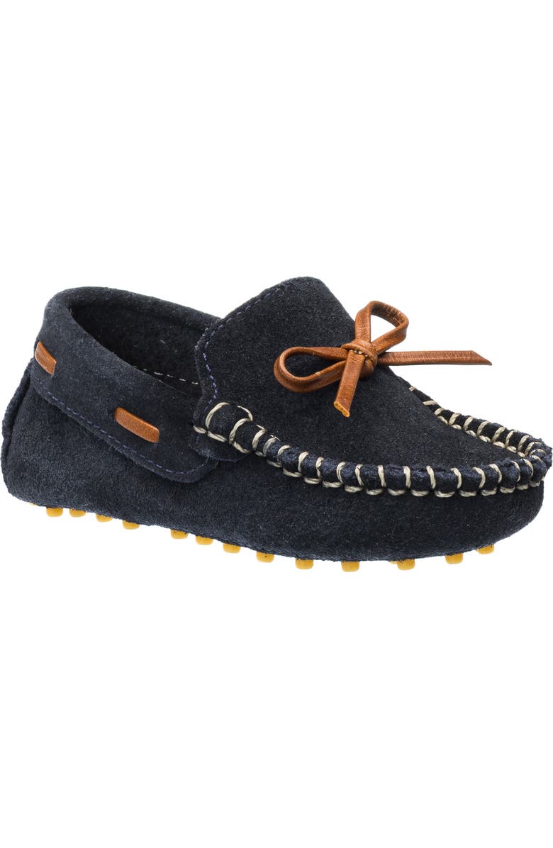 Elephantito Driving Loafer, Main, color, Suede Blue