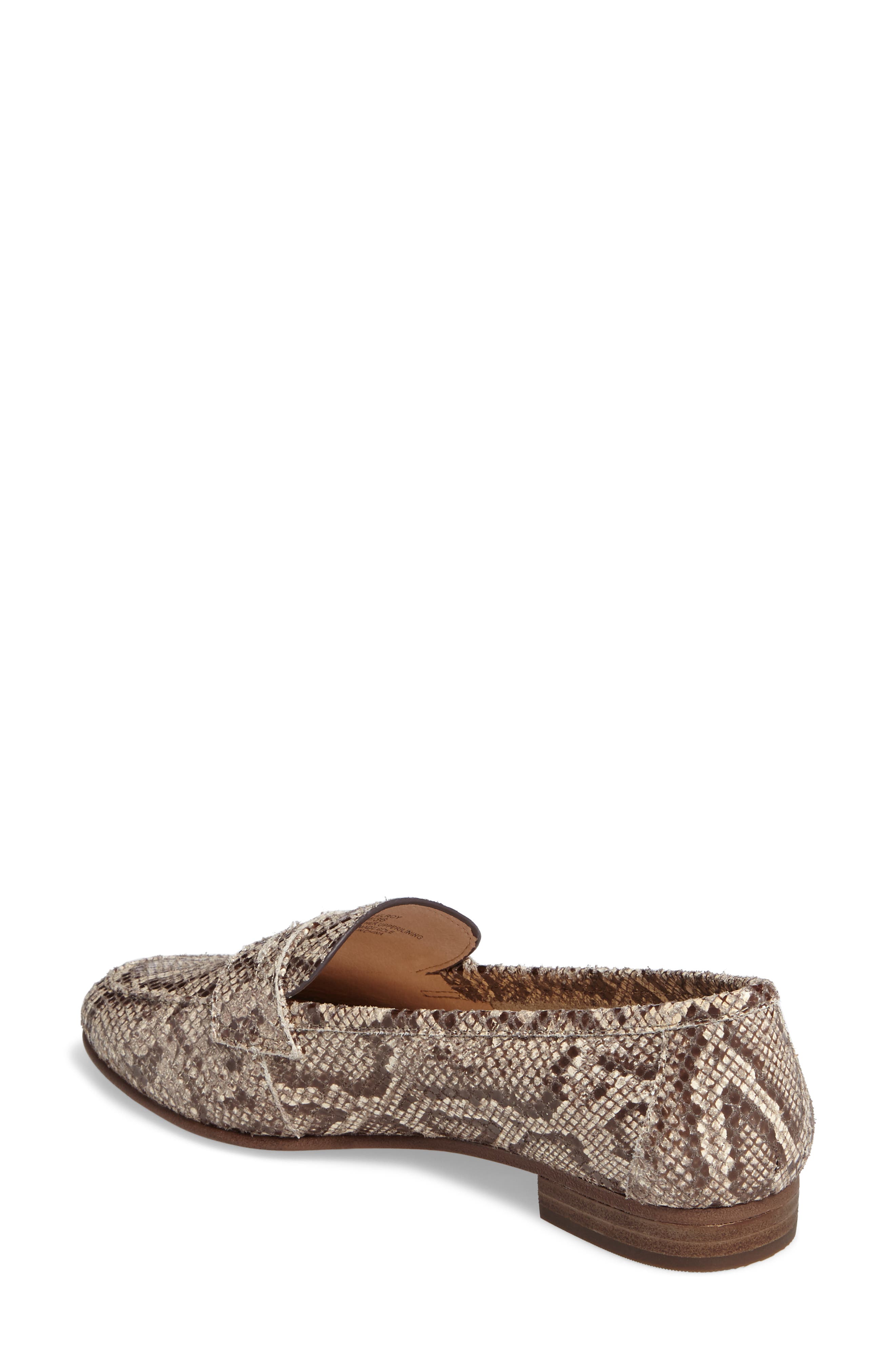 Elroy Penny Loafer, Alternate, color, TEAK SUEDE