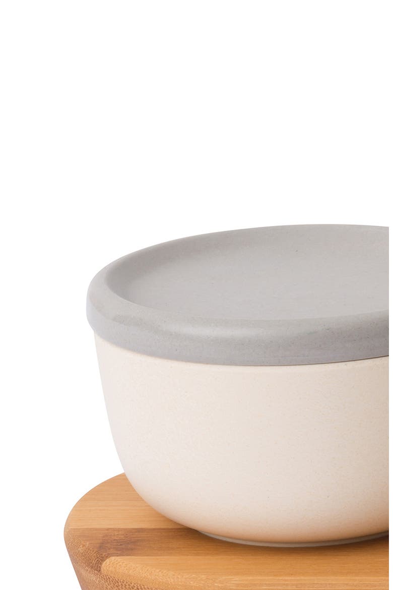 INTERNATIONAL Leo 6-Piece Bamboo Covered Bowl Set, Alternate, color, BEIGE