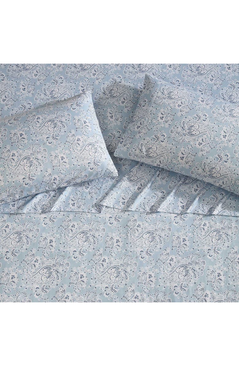 Wrangler Prairieland Paisley Throw Blanket, Alternate, color, Blue