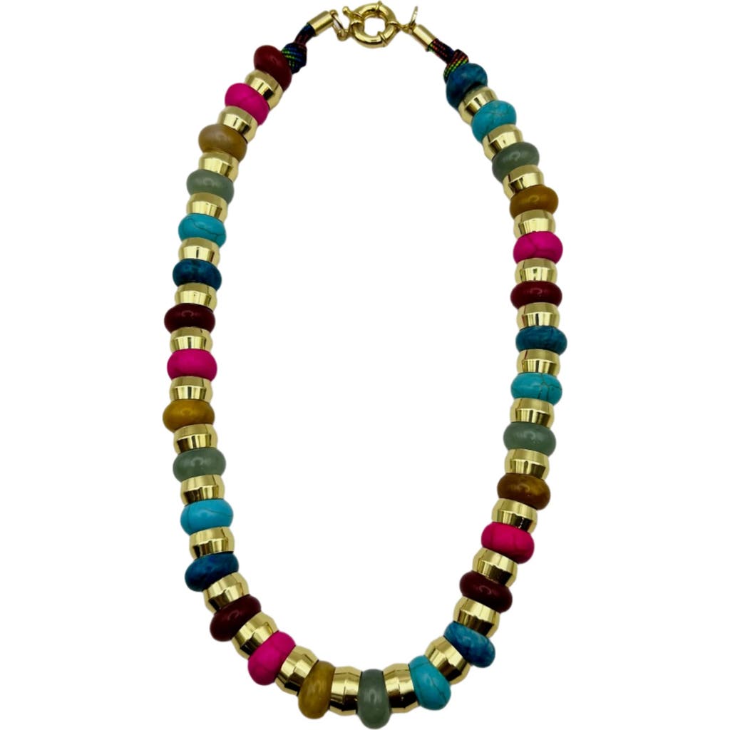 Holst + Lee Holst+lee Semi Precious Necklace In Multi