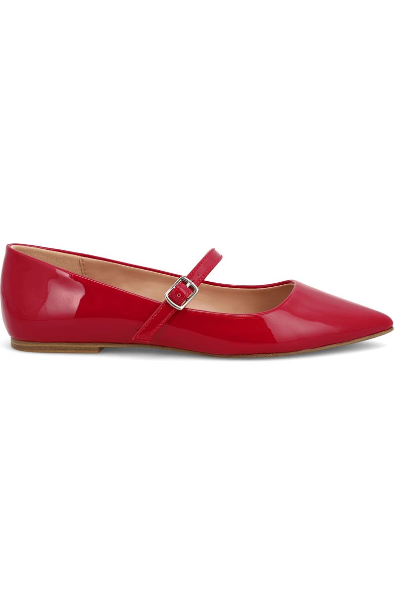 MIA Aviba Mary Jane Pointed Toe Flat, Alternate, color, Red