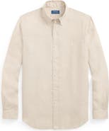 Polo Ralph Lauren Classic Fit Linen Button-Down Shirt