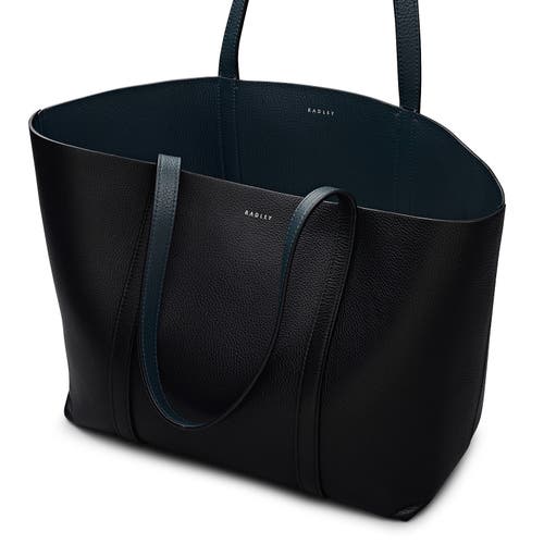Radley Hanbury Row Large Open Top Tote Bag In Black