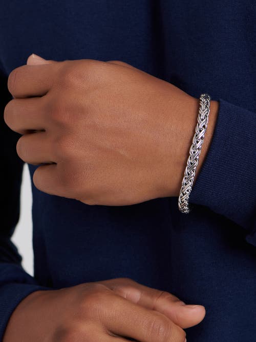 Devata Paddy Oval Chain Bracelet In Silver