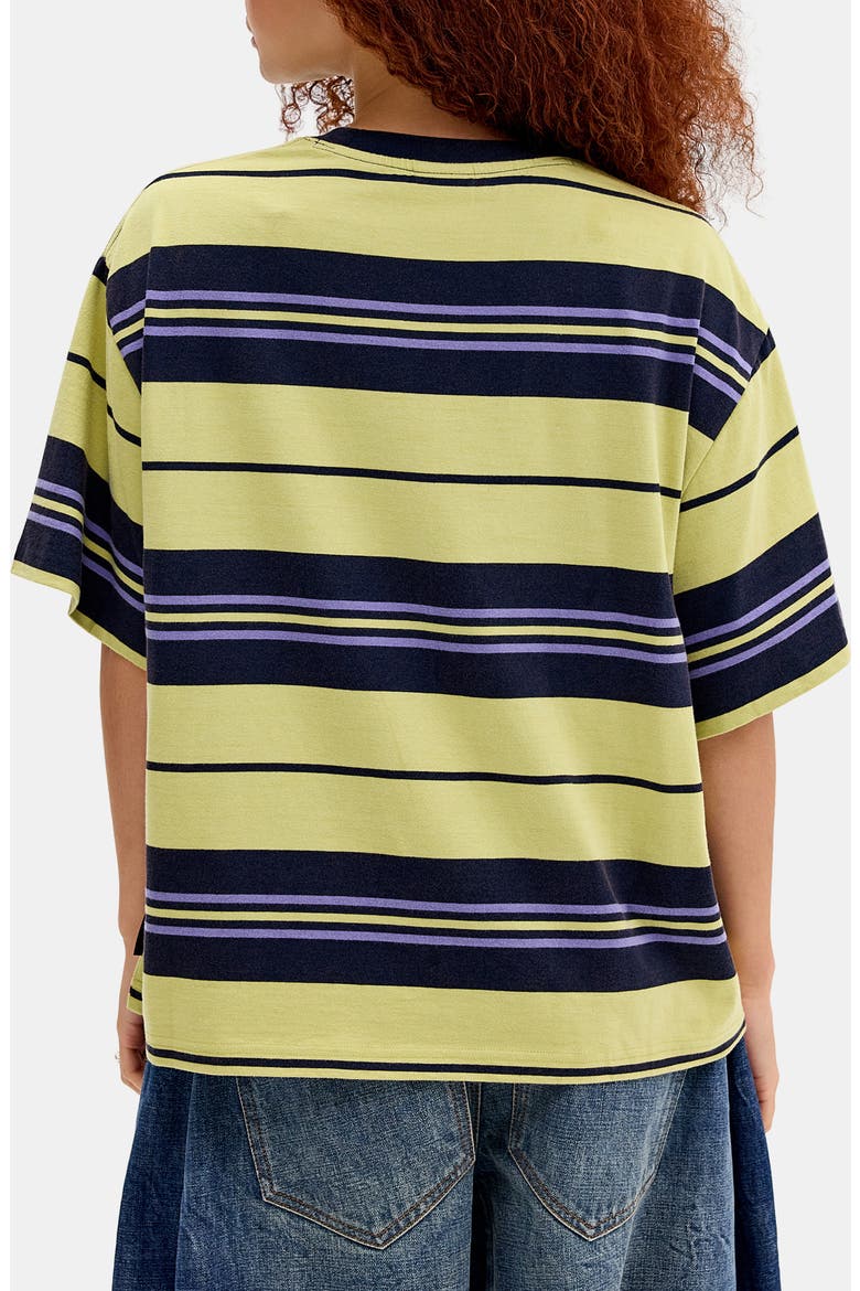 Striped T-Shirt, Alternate, color, GREEN