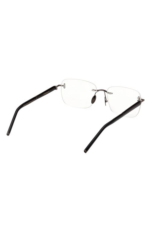 Tom Ford 56mm Rectangular Optical Glasses In Neutral