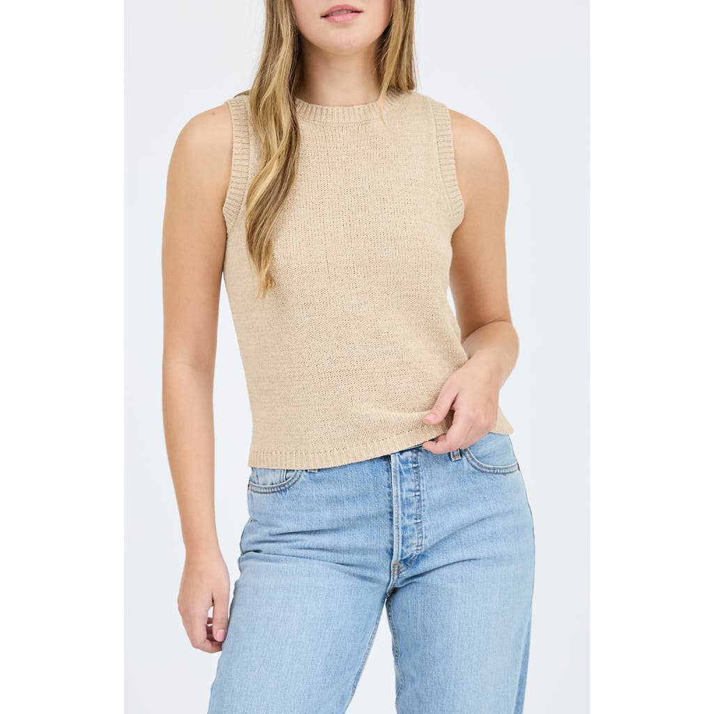 BLU PEPPER BLU PEPPER SOLID SLEEVELESS SWEATER