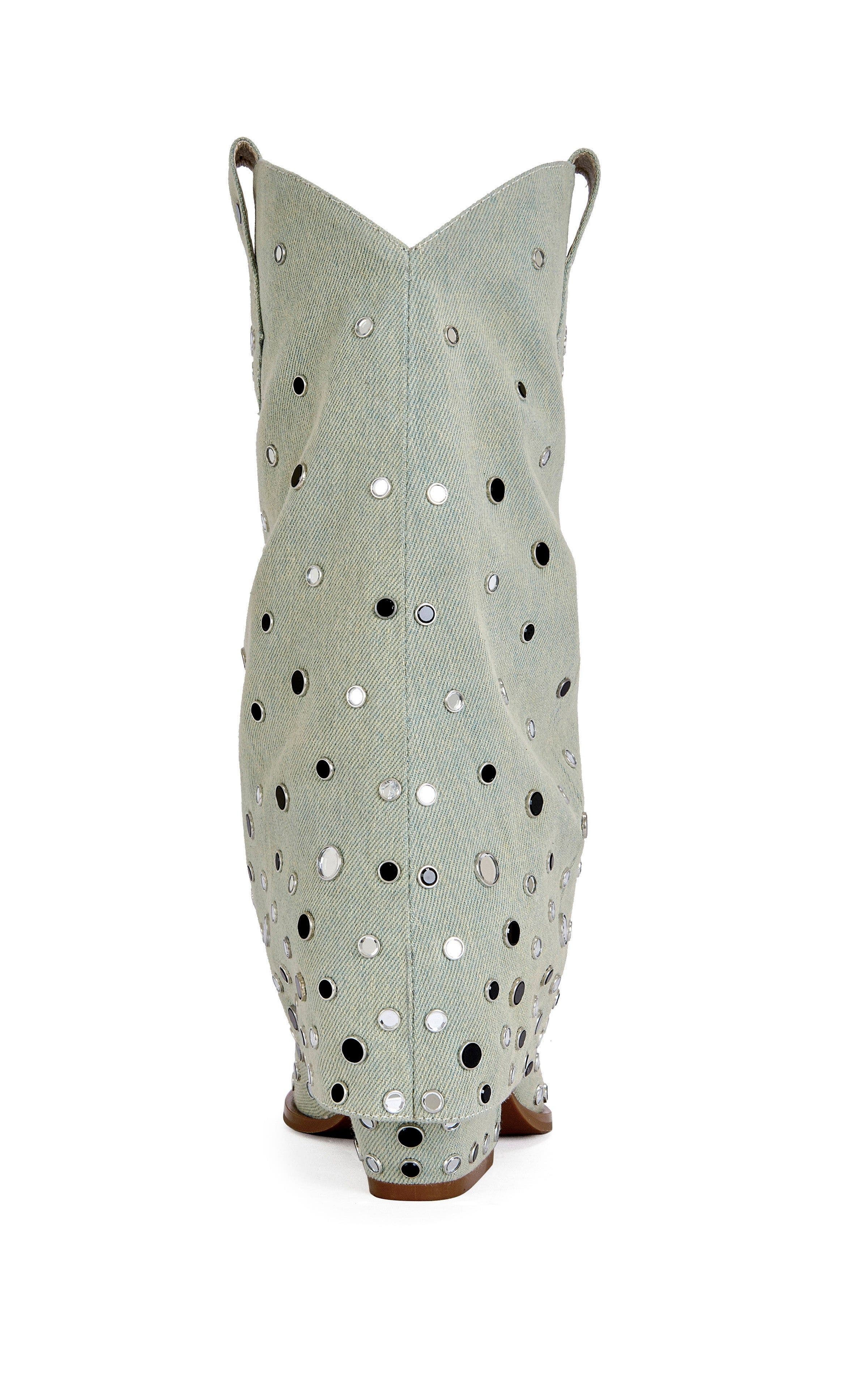 AZALEA WANG Jaimy Block Bootie, Alternate, color, Green