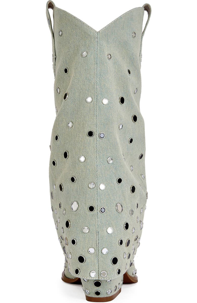 AZALEA WANG Jaimy Block Bootie, Alternate, color, Green