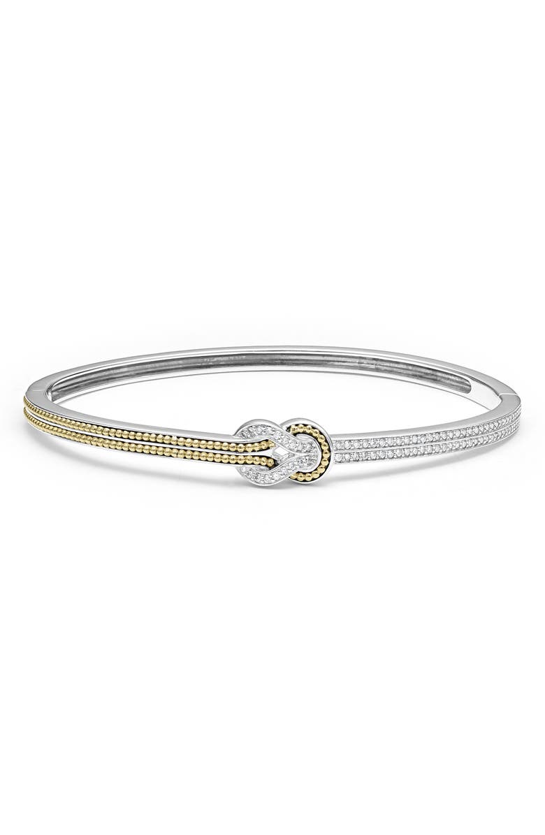 LAGOS Newport Bangle, Main, color, Diamond