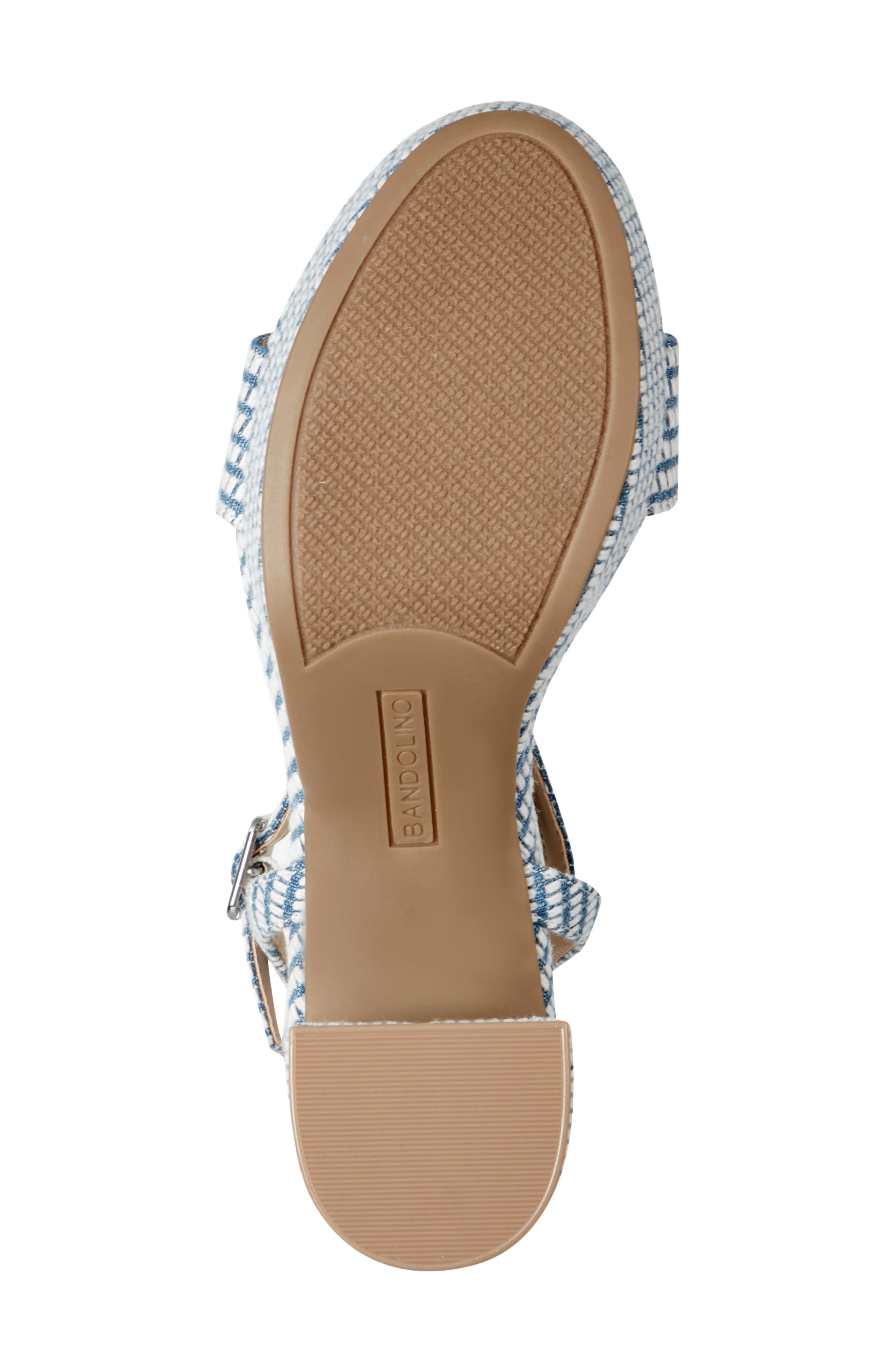 Bandolino Pennie Ankle Strap Platform Sandal, Alternate, color, Medium Blue