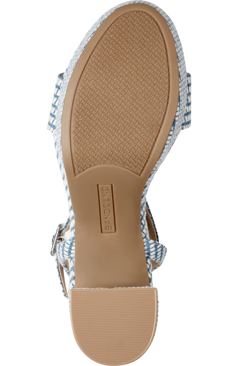 Bandolino Pennie Ankle Strap Platform Sandal, Alternate, color, Medium Blue